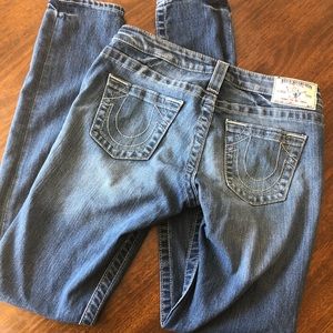 TRUE RELIGION skinny jeans size 27